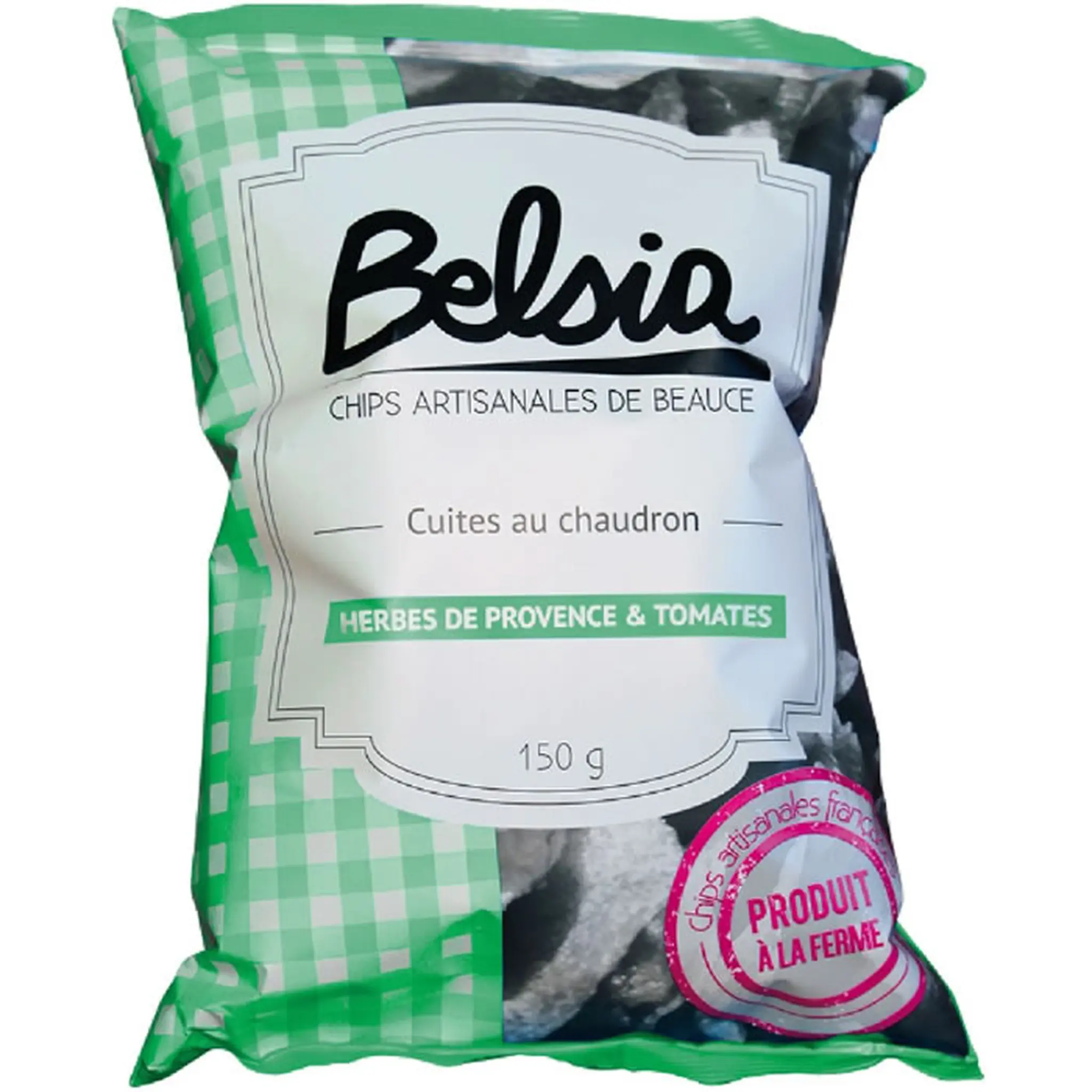 BELSIA Chips artisanales aux herbes de Provence & tomates