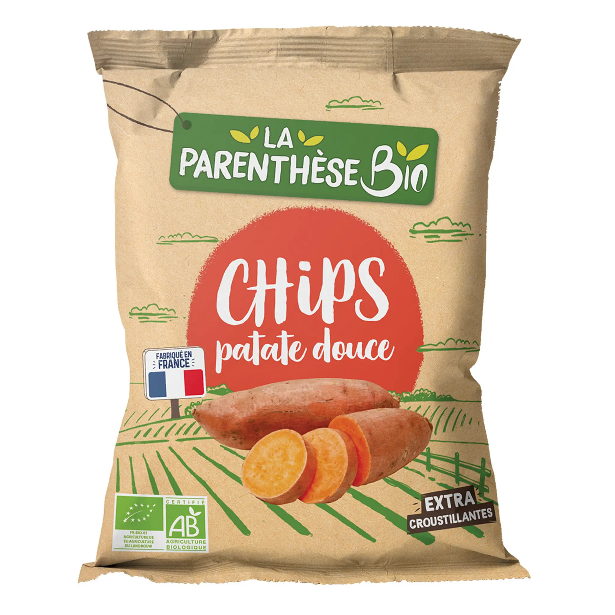 LA PARENTHESE BIO Chips patate douce extra coustillantes