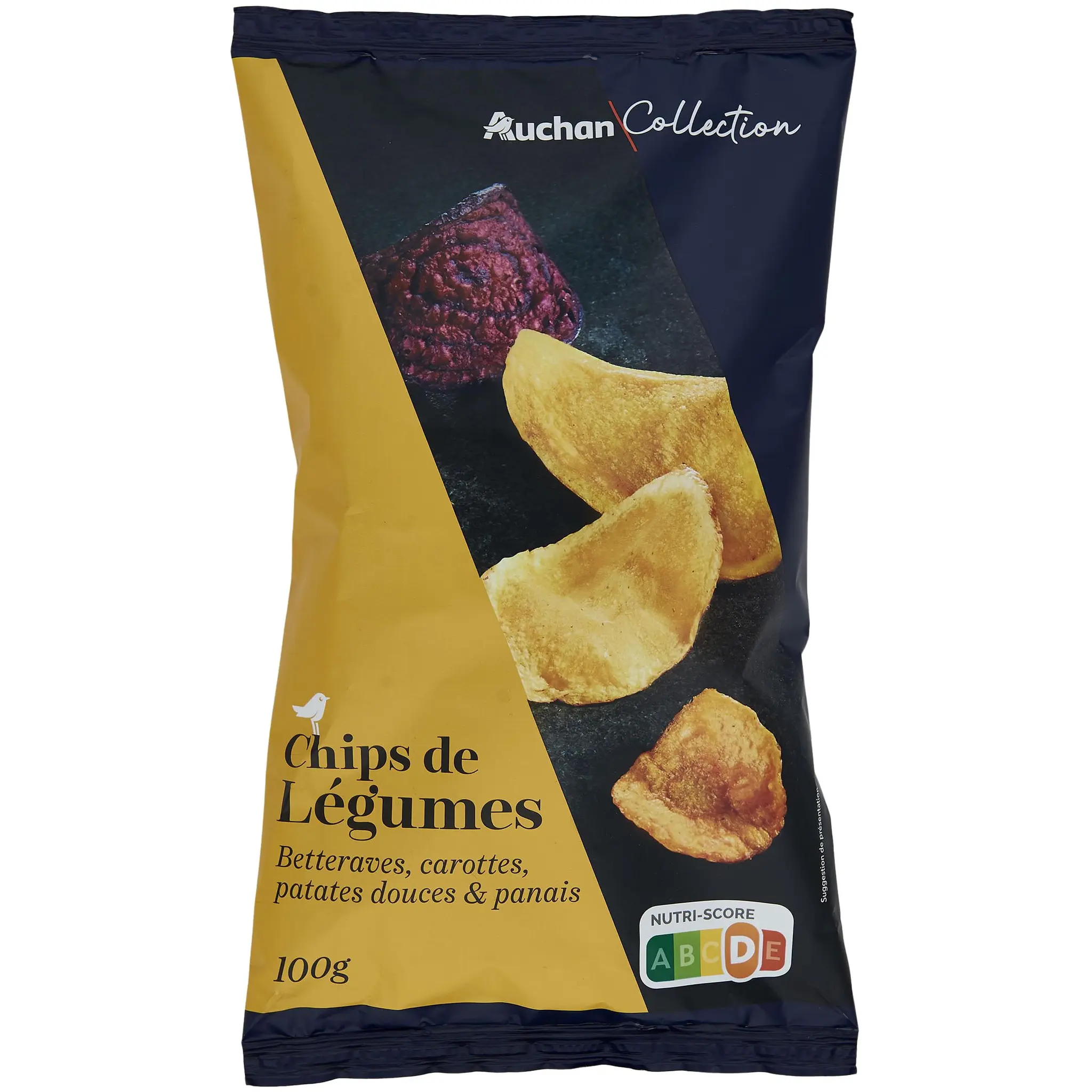 AUCHAN COLLECTION Chips de légumes