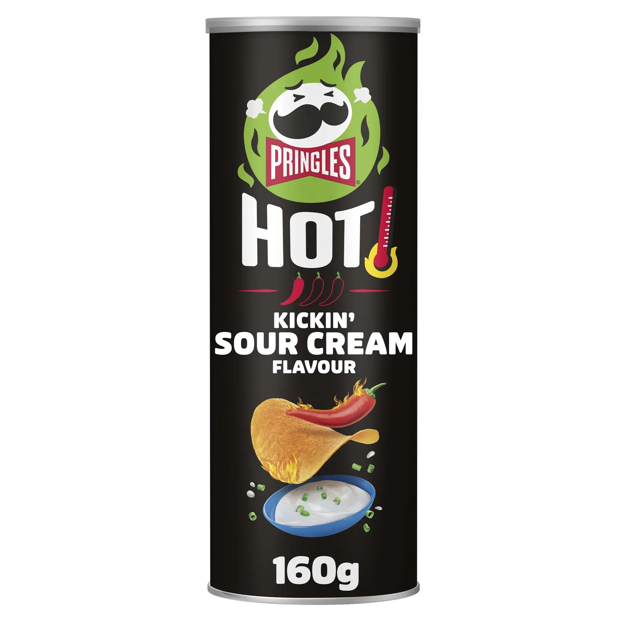 PRINGLES Chips tuiles Hot Kickin' saveur crème fraîche