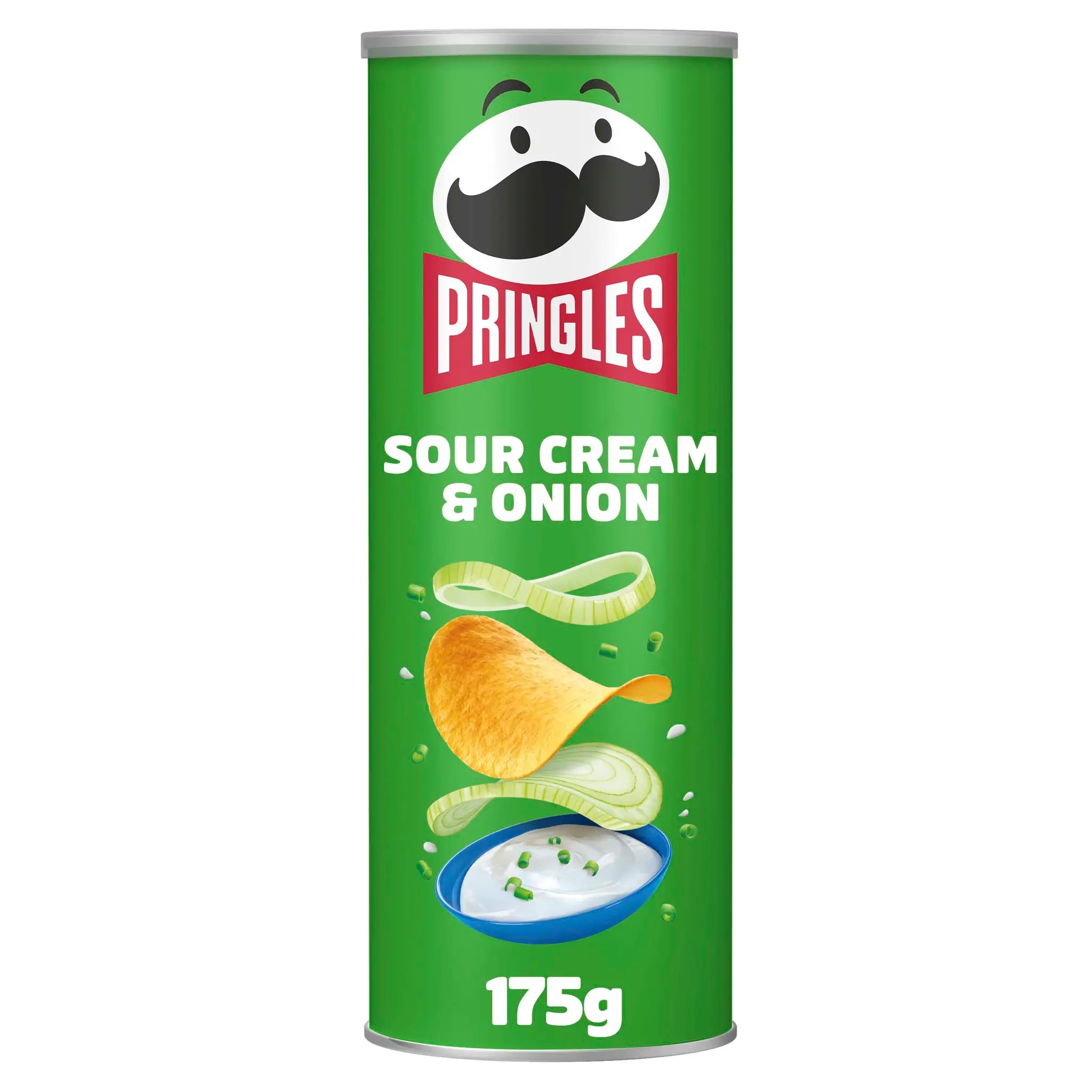 PRINGLES Chips tuiles goût crème et oignons