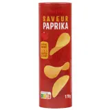 AUCHAN Chips tuiles saveur paprika