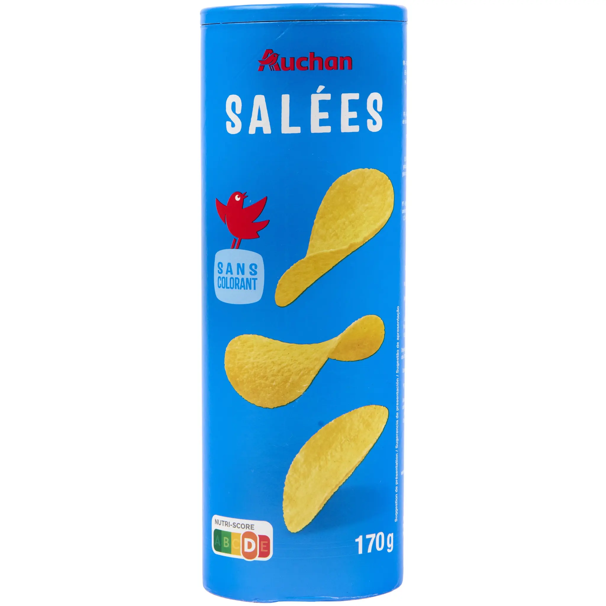 AUCHAN Chips tuiles salées