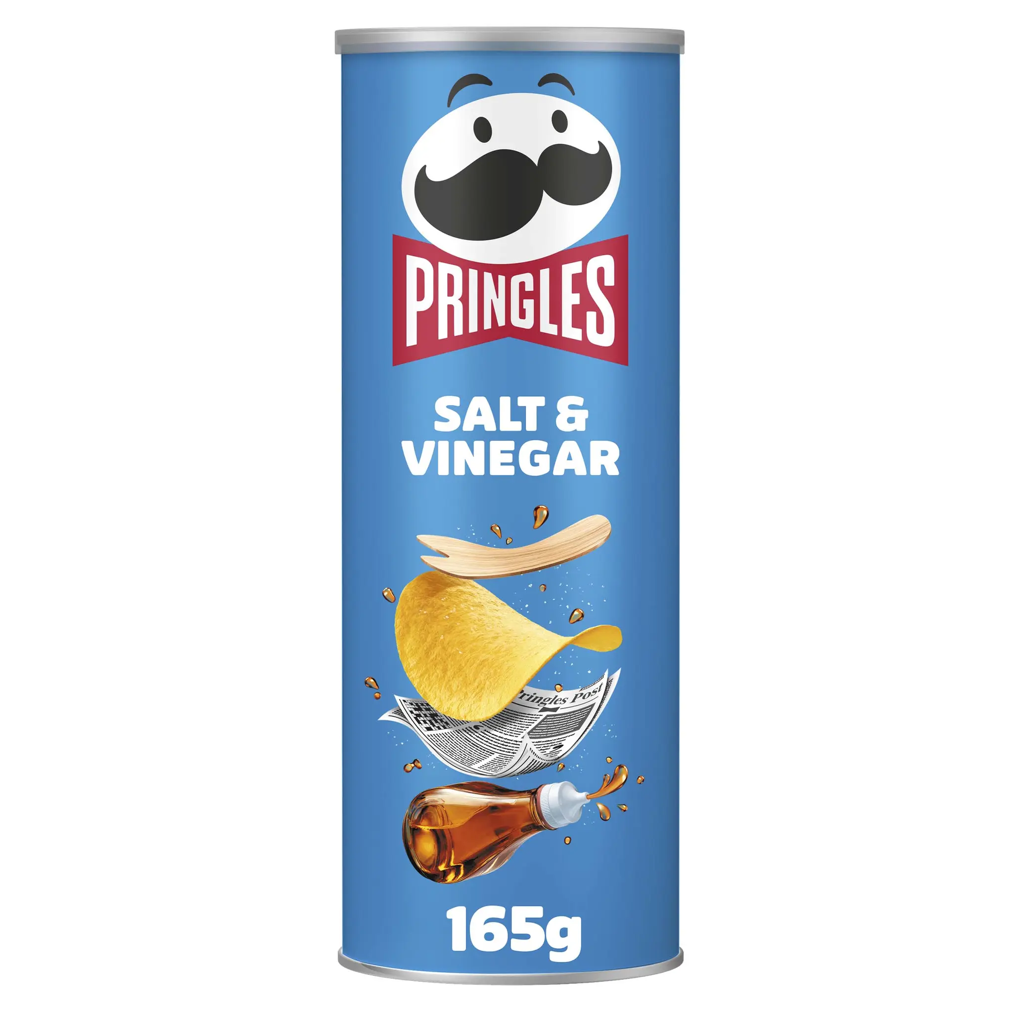 PRINGLES Chips tuiles goût sel et vinaigre