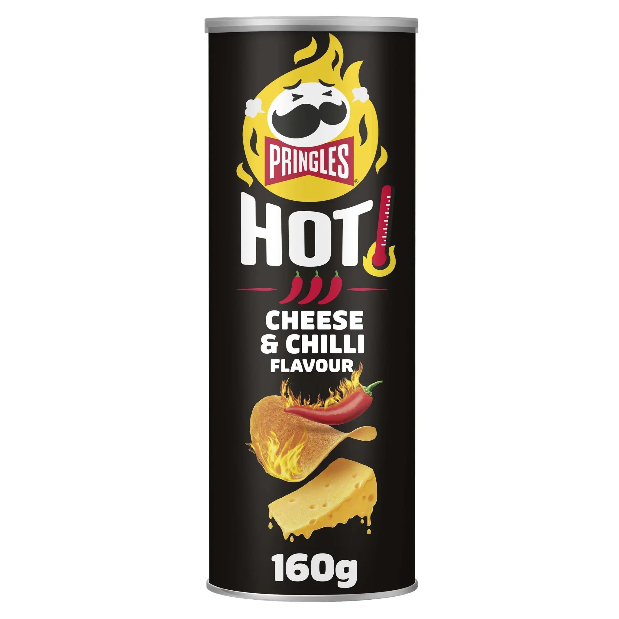 PRINGLES Chips tuiles hot flamin'cheese flavour