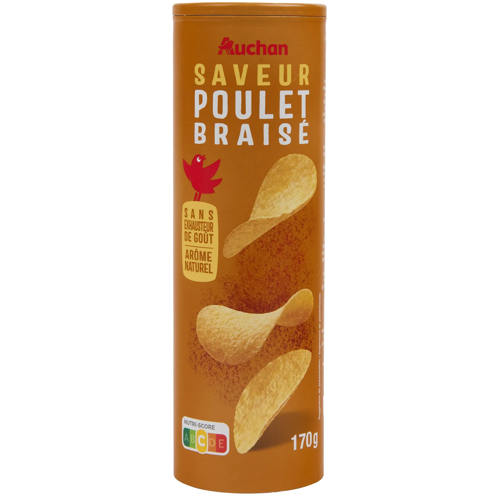 AUCHAN Tuiles saveur poulet braisé