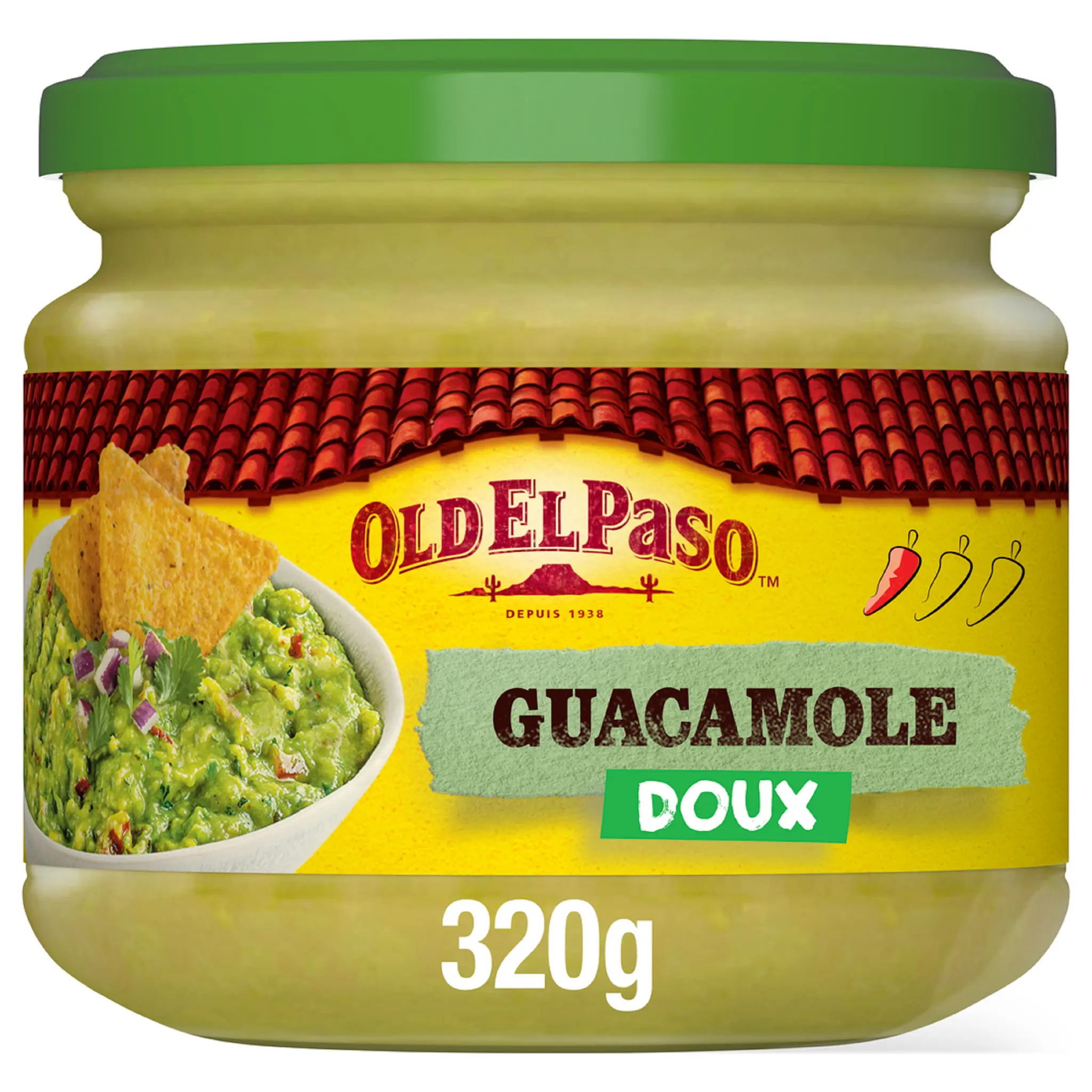 OLD EL PASO Sauce apéritif guacamole doux