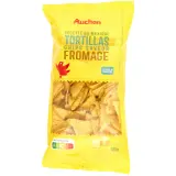 AUCHAN Tortillas chips au fromage à l'huile de tournesol