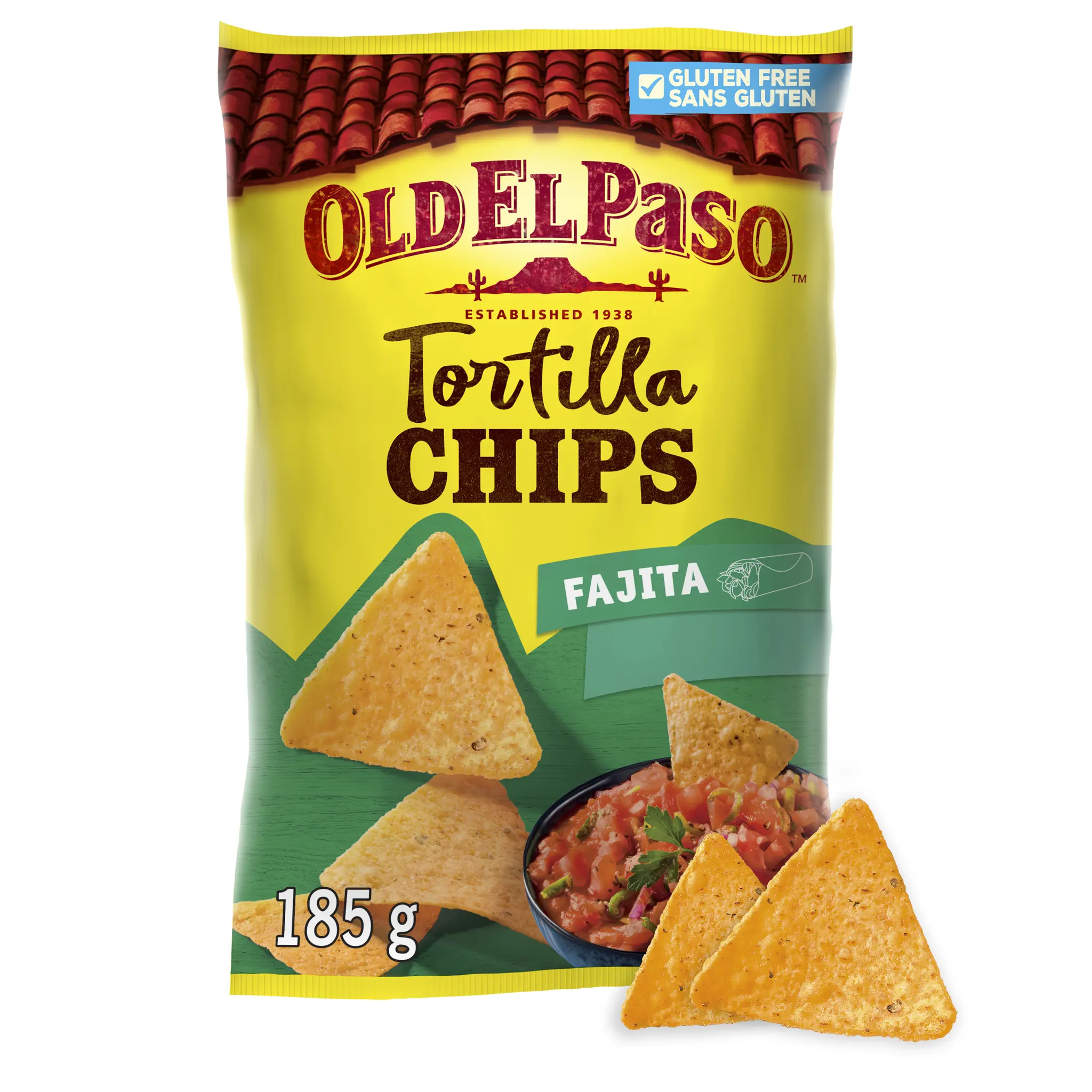 OLD EL PASO Tortilla chips goût fajita sans gluten