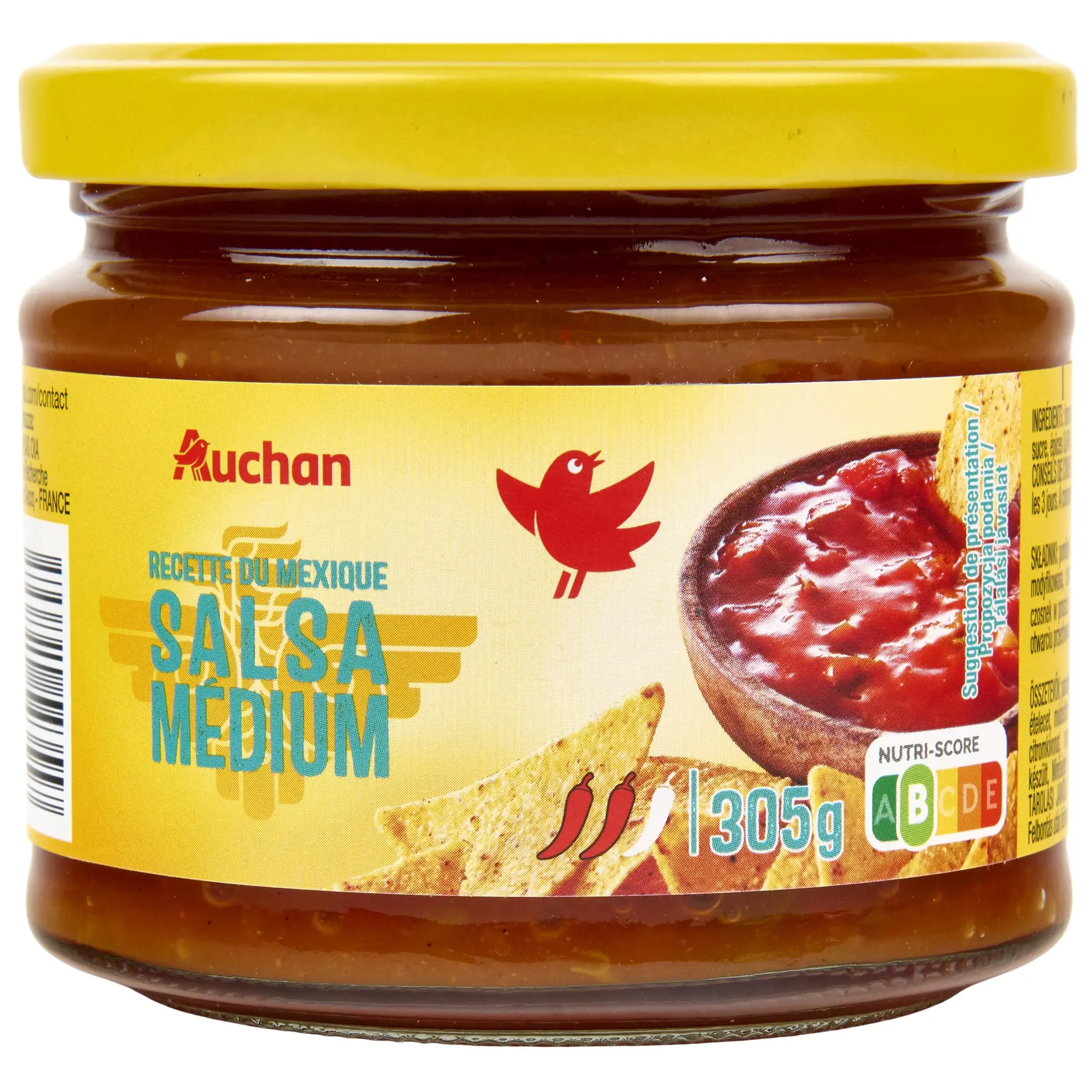 AUCHAN Salsa mexicaine medium