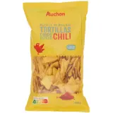 AUCHAN Tortillas saveur chili à l'huile de tournesol