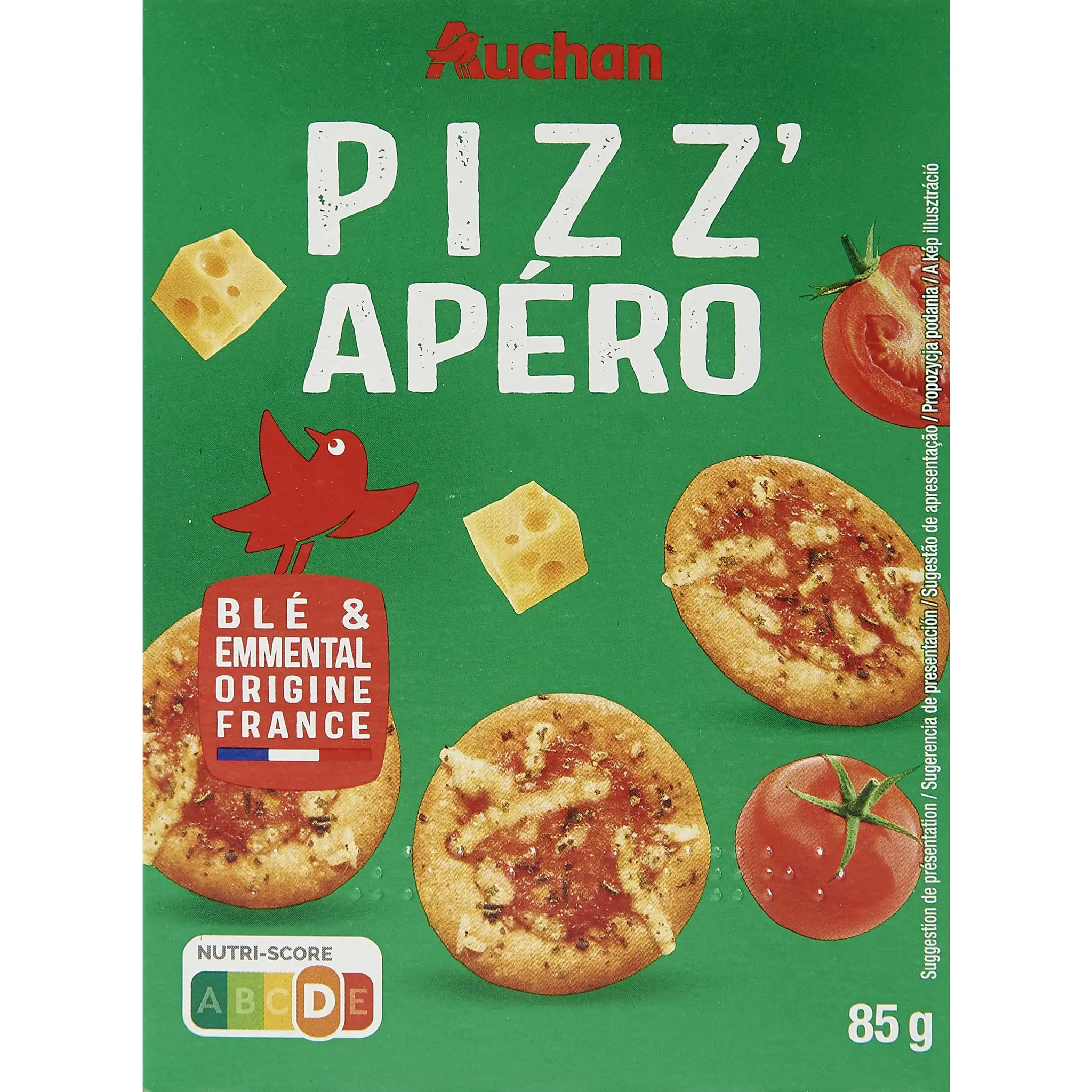 AUCHAN Crackers Pizz'apéro