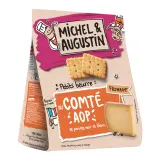 MICHEL ET AUGUSTIN Biscuits apéritifs crackers au Comté AOP