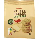 AUCHAN Petits sablés saveur comté AOP