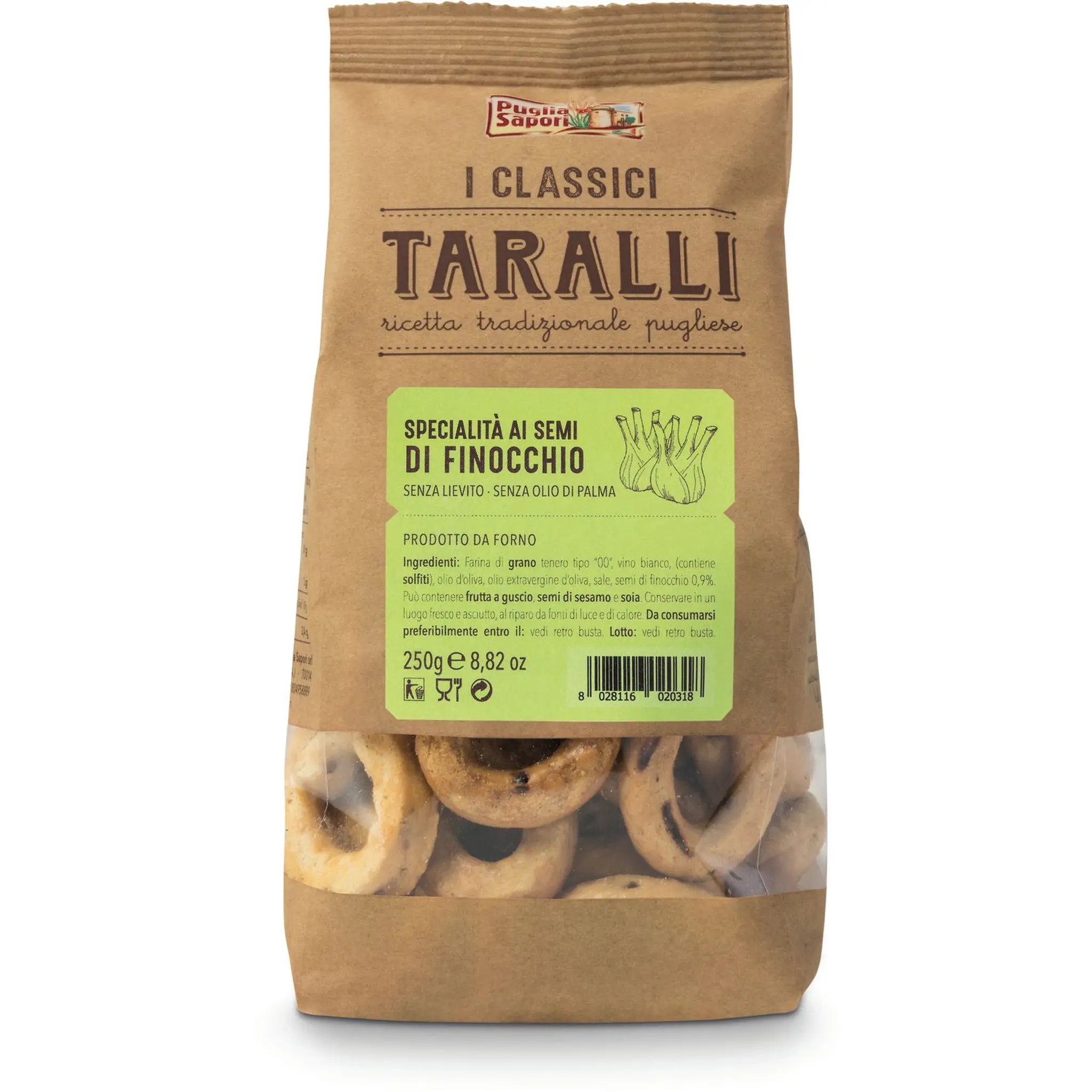 PUGLIA SAPORI Taralli crackers au fenouil
