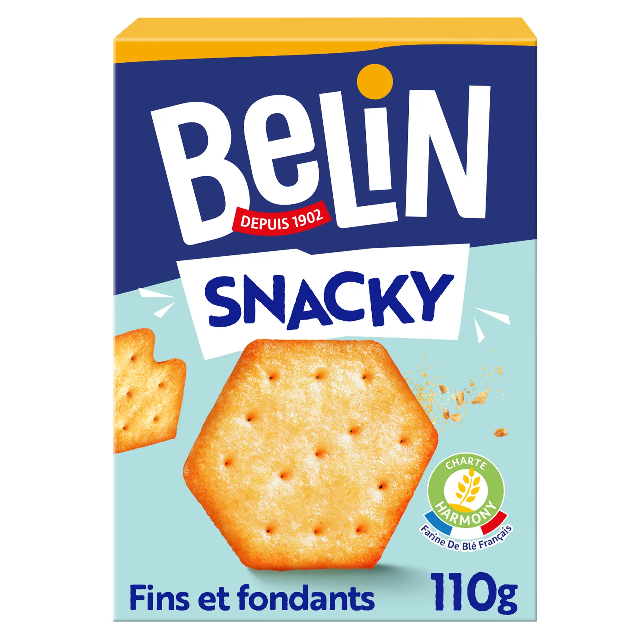 BELIN Biscuits crackers fins et fondants Snacky