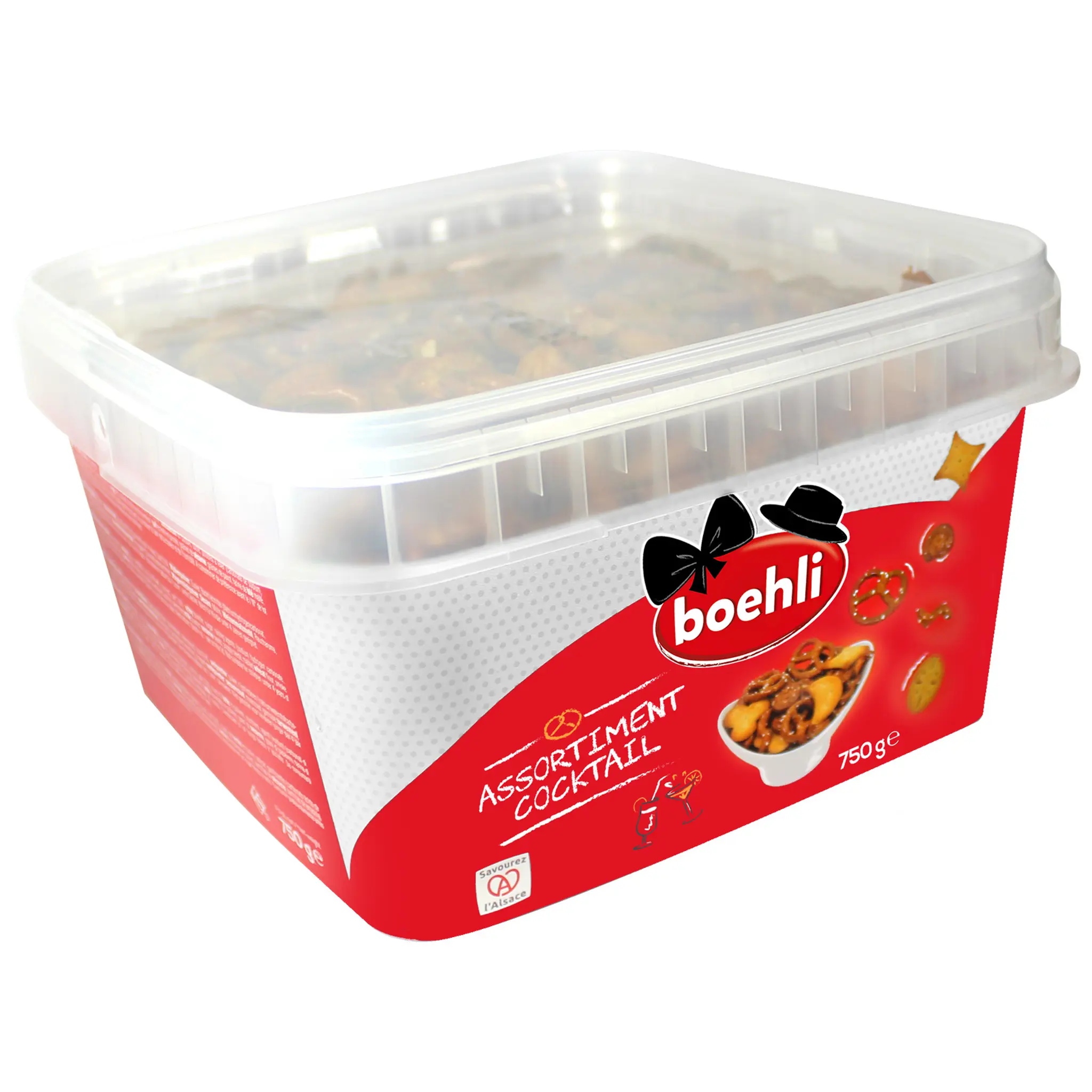 BOEHLI Box biscuits salés assortiment cocktail