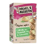 MICHEL ET AUGUSTIN Pépites apéro biscuits salés fourrés fromage ail et ciboulette au sel de Guérande