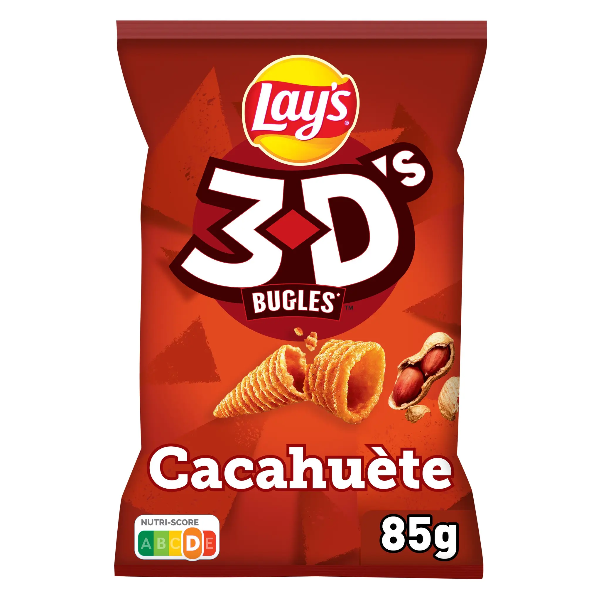 LAY'S Biscuits soufflés 3D's goût cacahuète