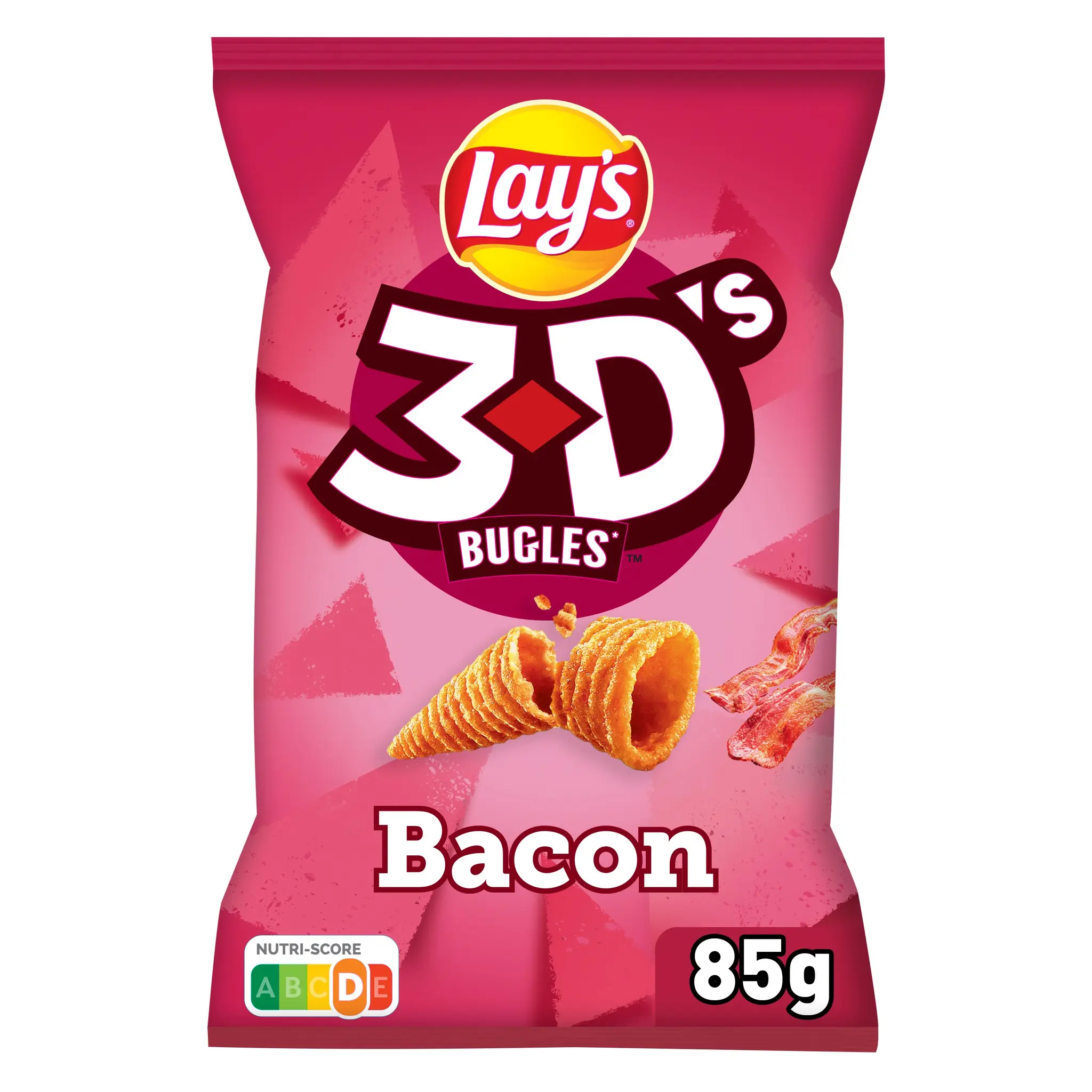 LAY'S Biscuits soufflés 3D's goût bacon