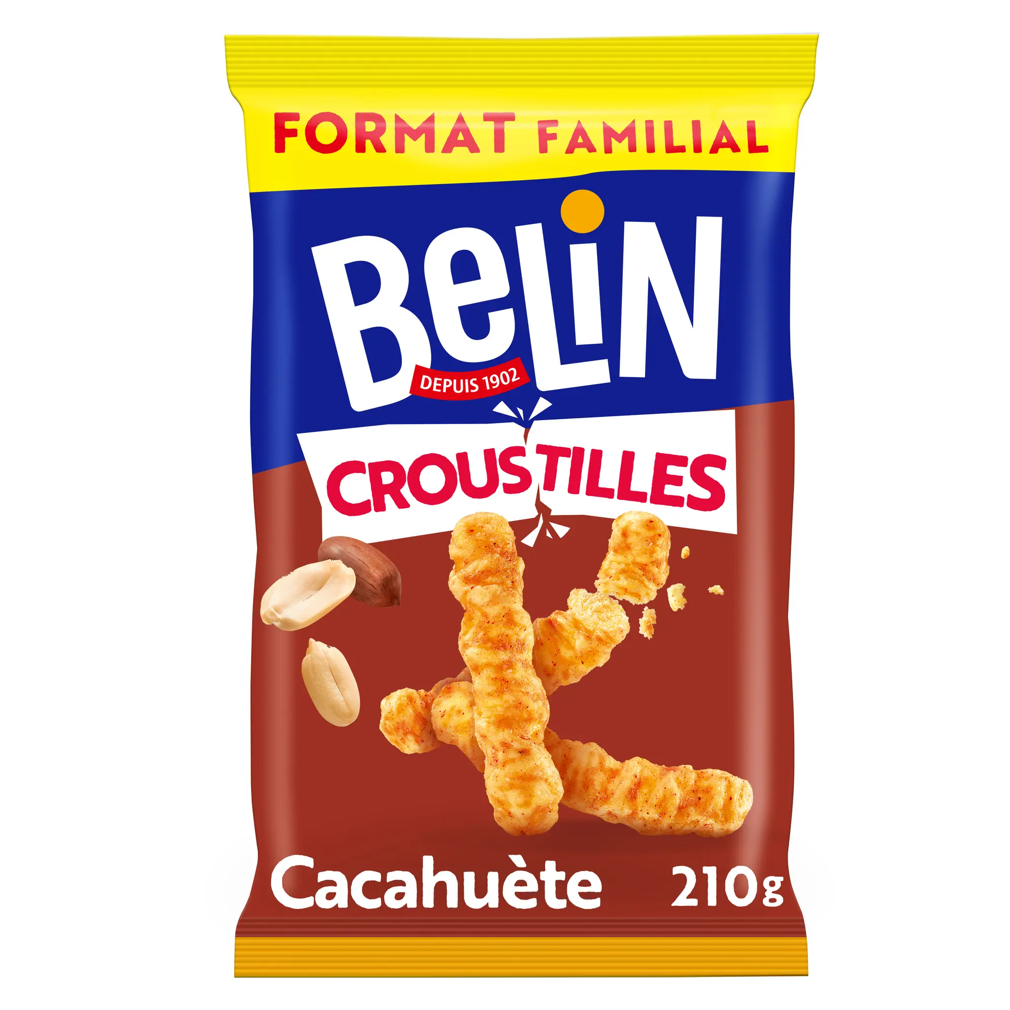 BELIN Biscuits salés apéritif Croustilles goût cacahuètes
