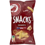 AUCHAN Biscuits soufflés apéritif saveur cacahuète