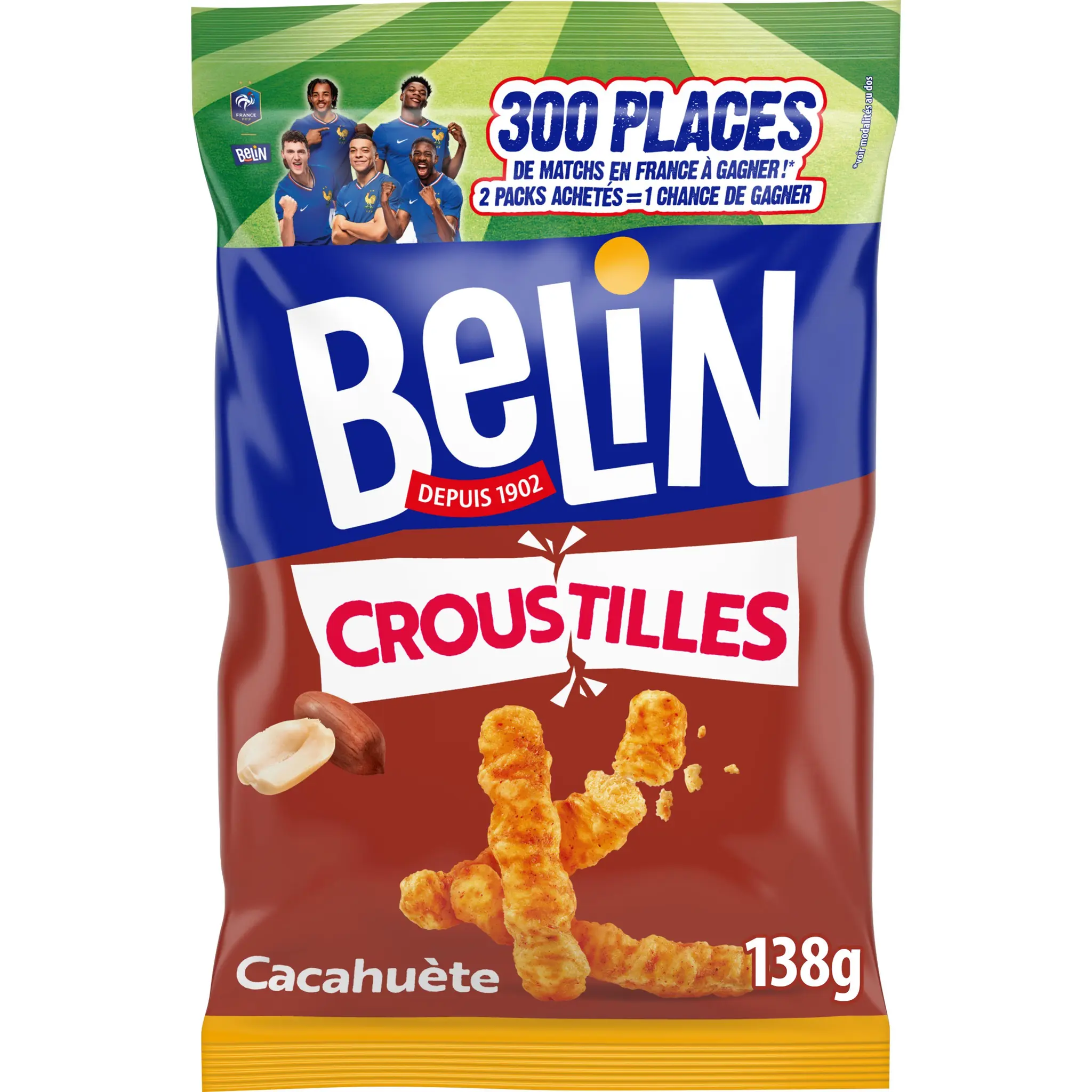 BELIN Biscuits salés croustilles aux cacahuètes