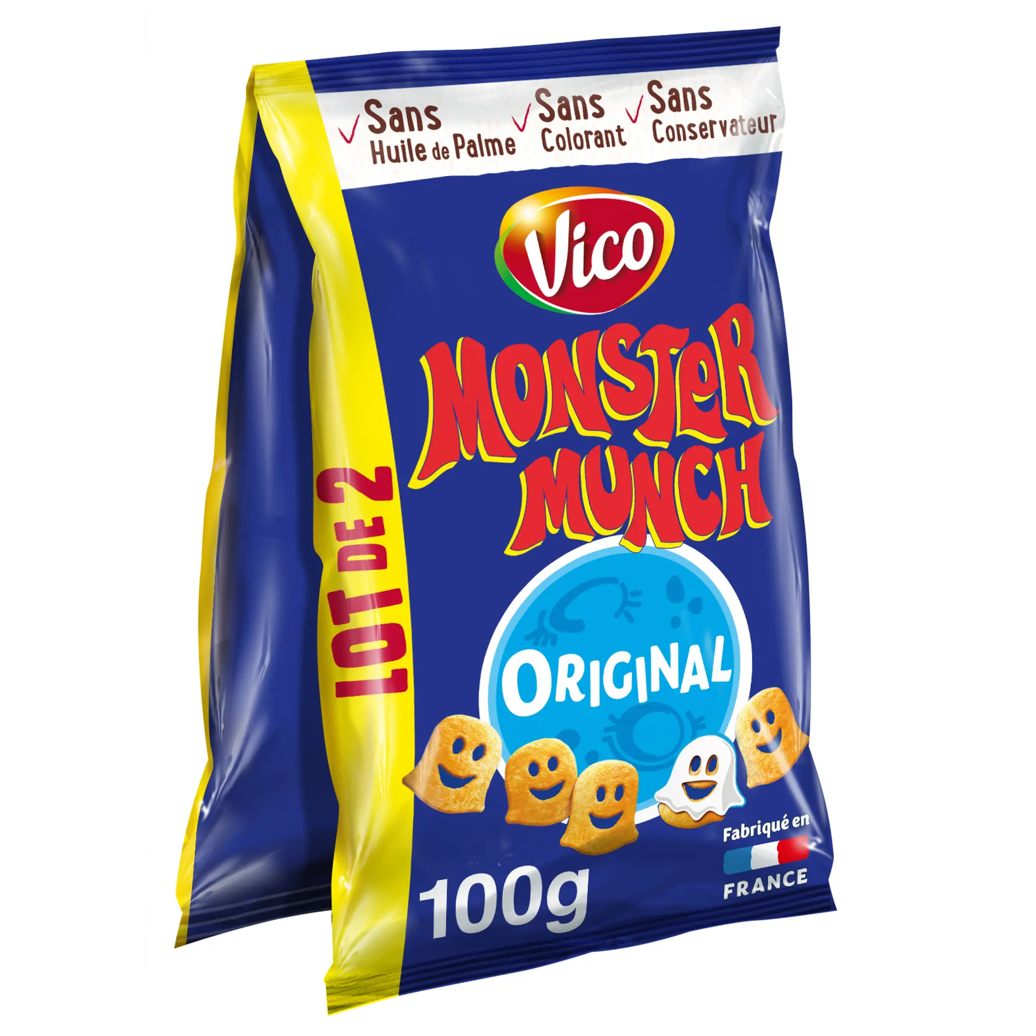MONSTER MUNCH Biscuits soufflés salés