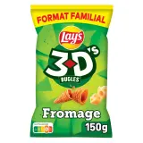LAY'S Biscuits soufflés 3D's bugles goût fromage
