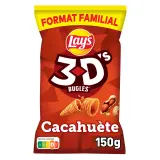 LAY'S Biscuits soufflés 3D's Bugles goût cacahuète