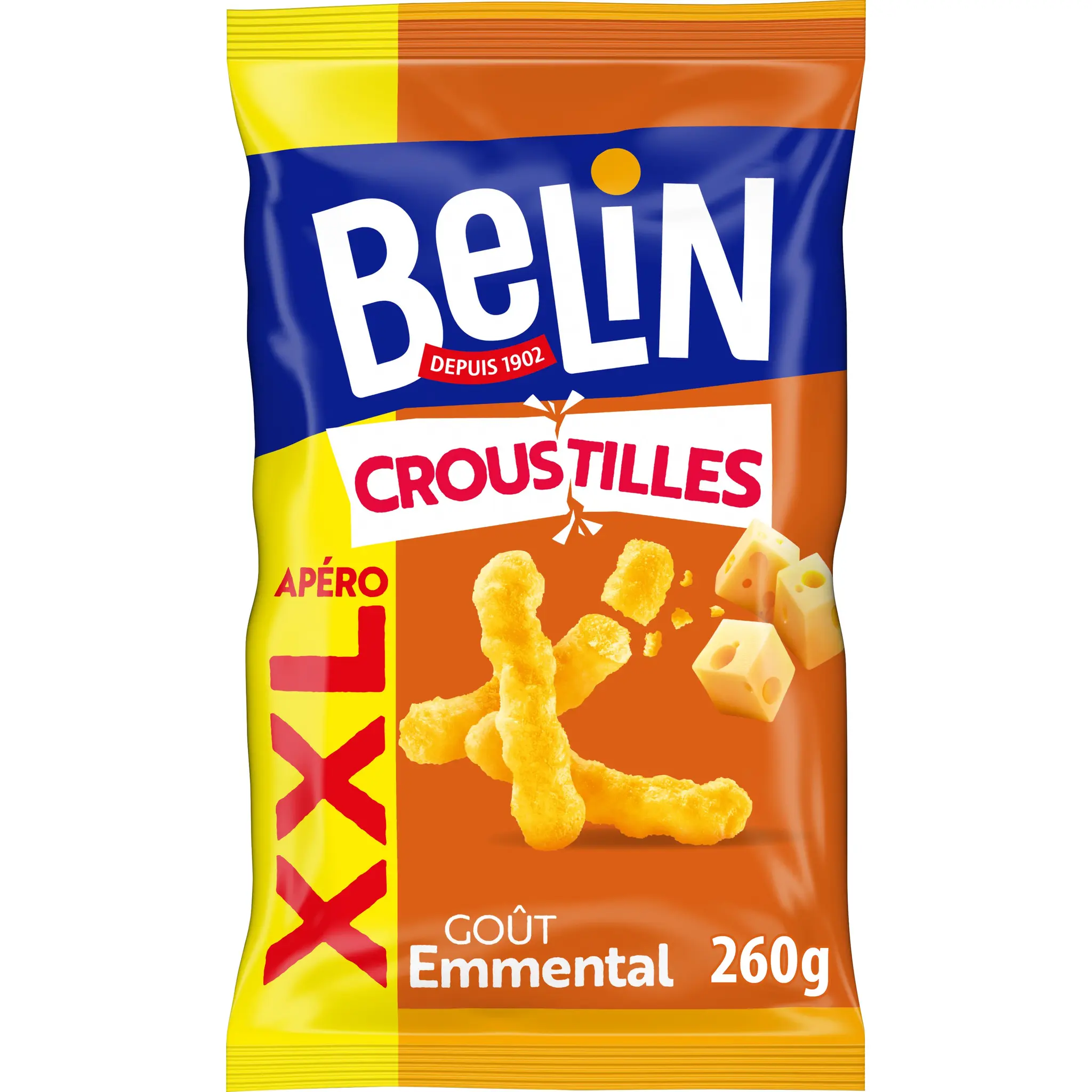 BELIN Biscuits salés croustilles à l'emmental