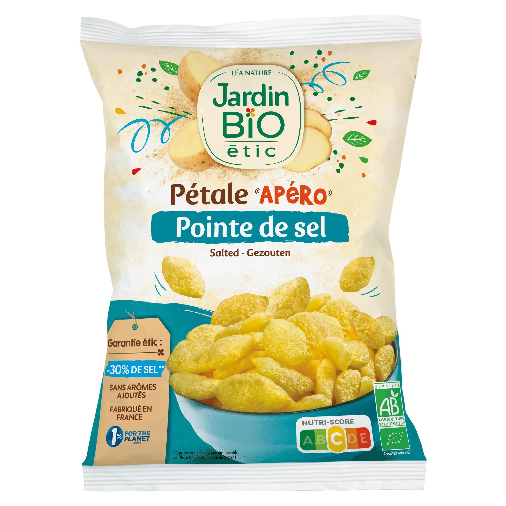 JARDIN BIO ETIC Pétales pointe de sel Apéro