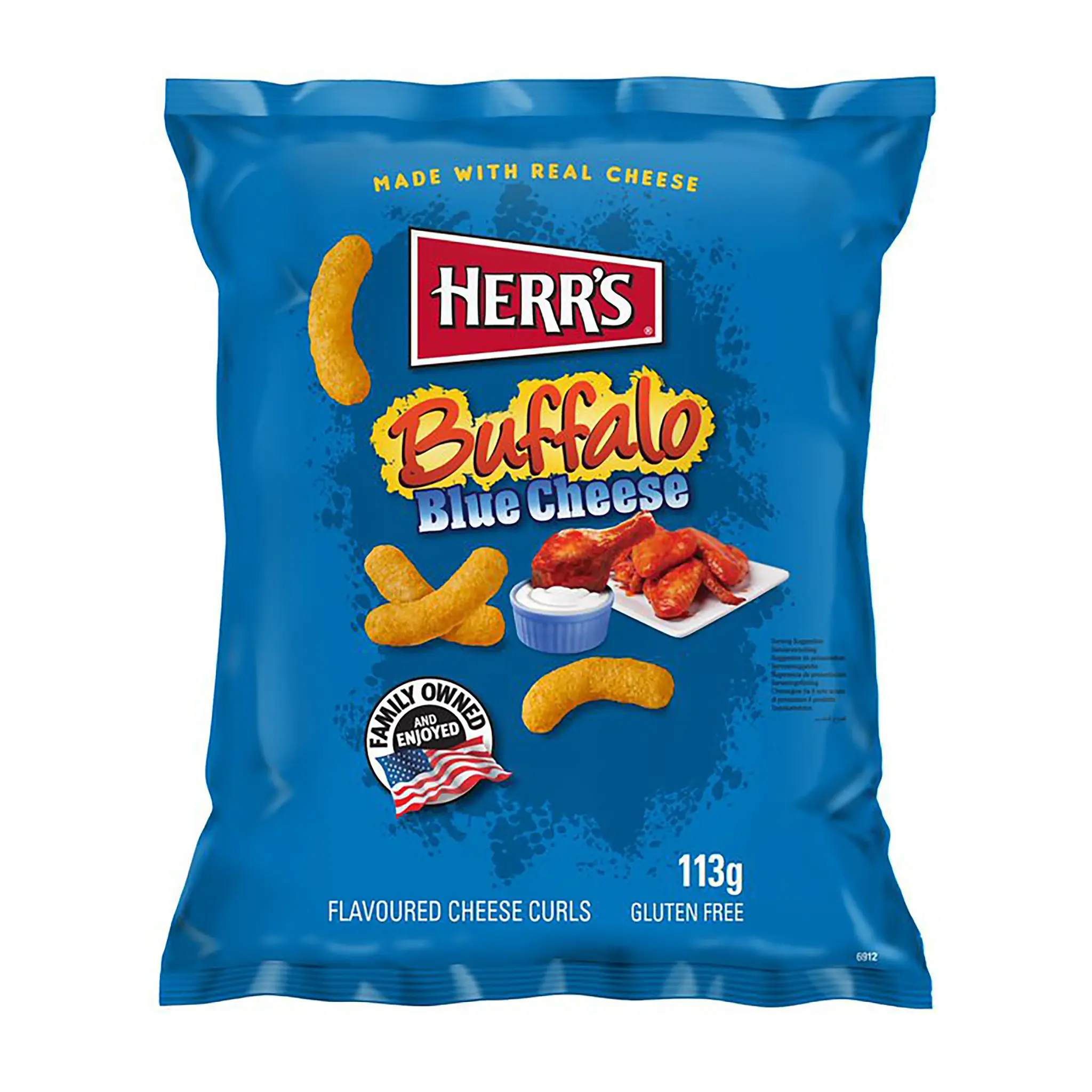HERR'S Buffalo cheese curl