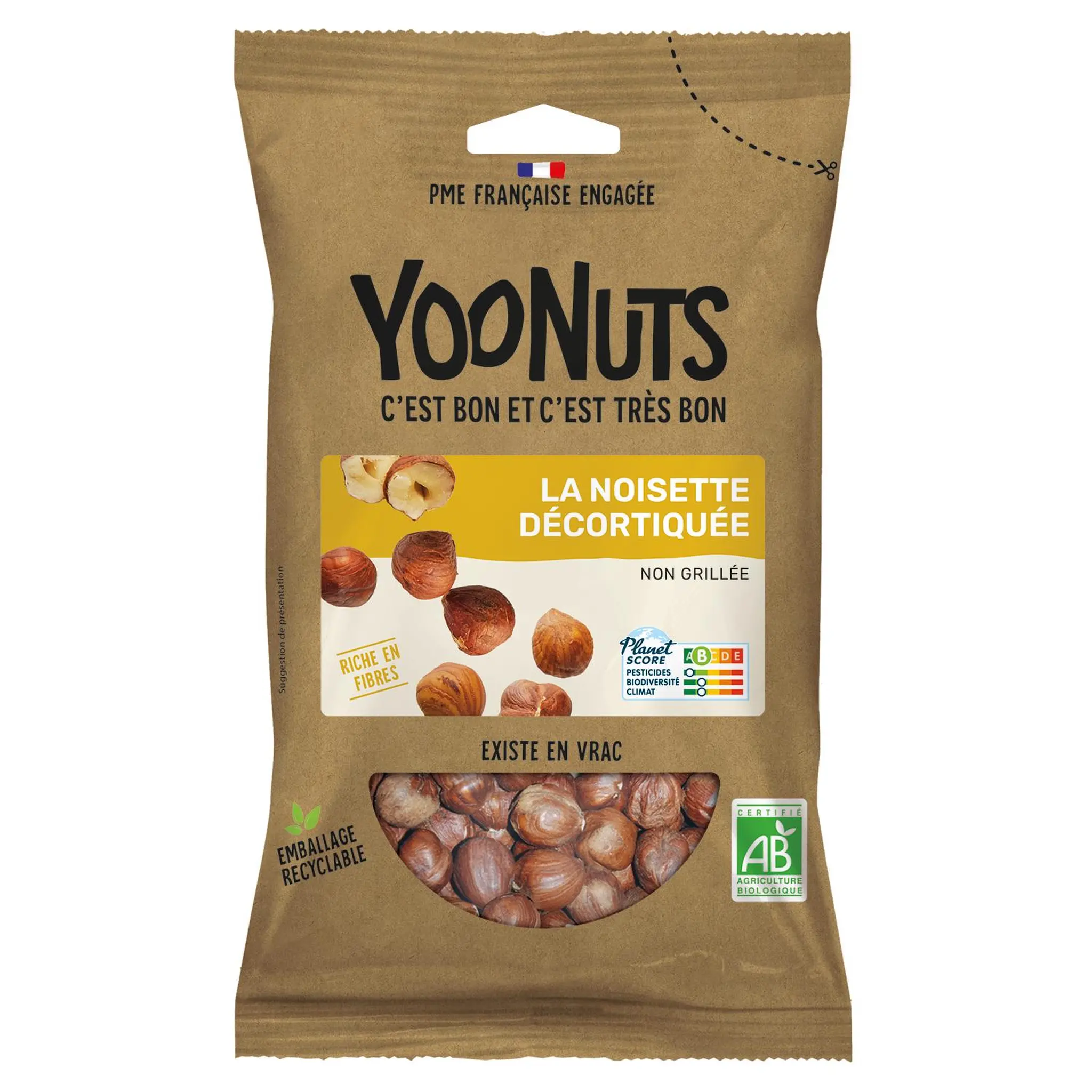 JUSTE BIO Noisette décortiquée