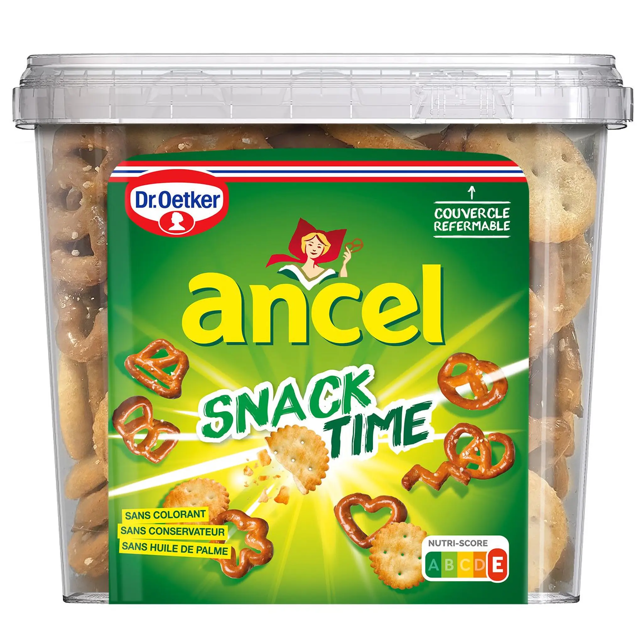 ANCEL Assortiment bretzels crackers d'Alsace Snack Time