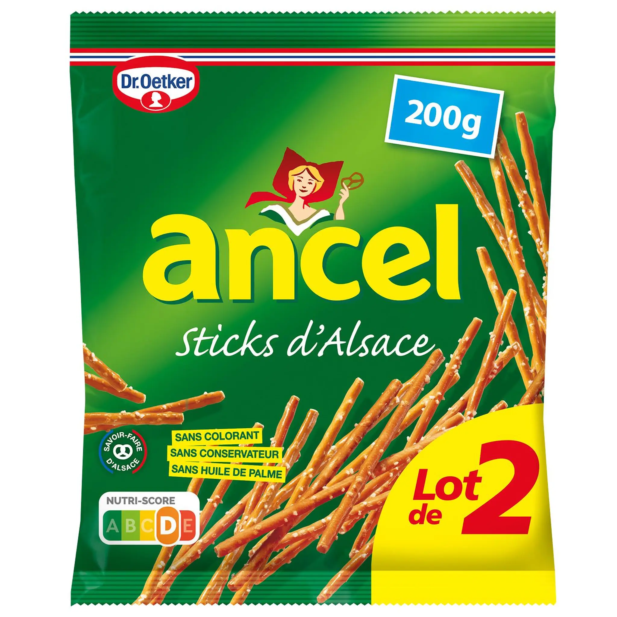 ANCEL Sticks d'Alsace bretzels