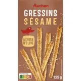 AUCHAN Gressins au sésame