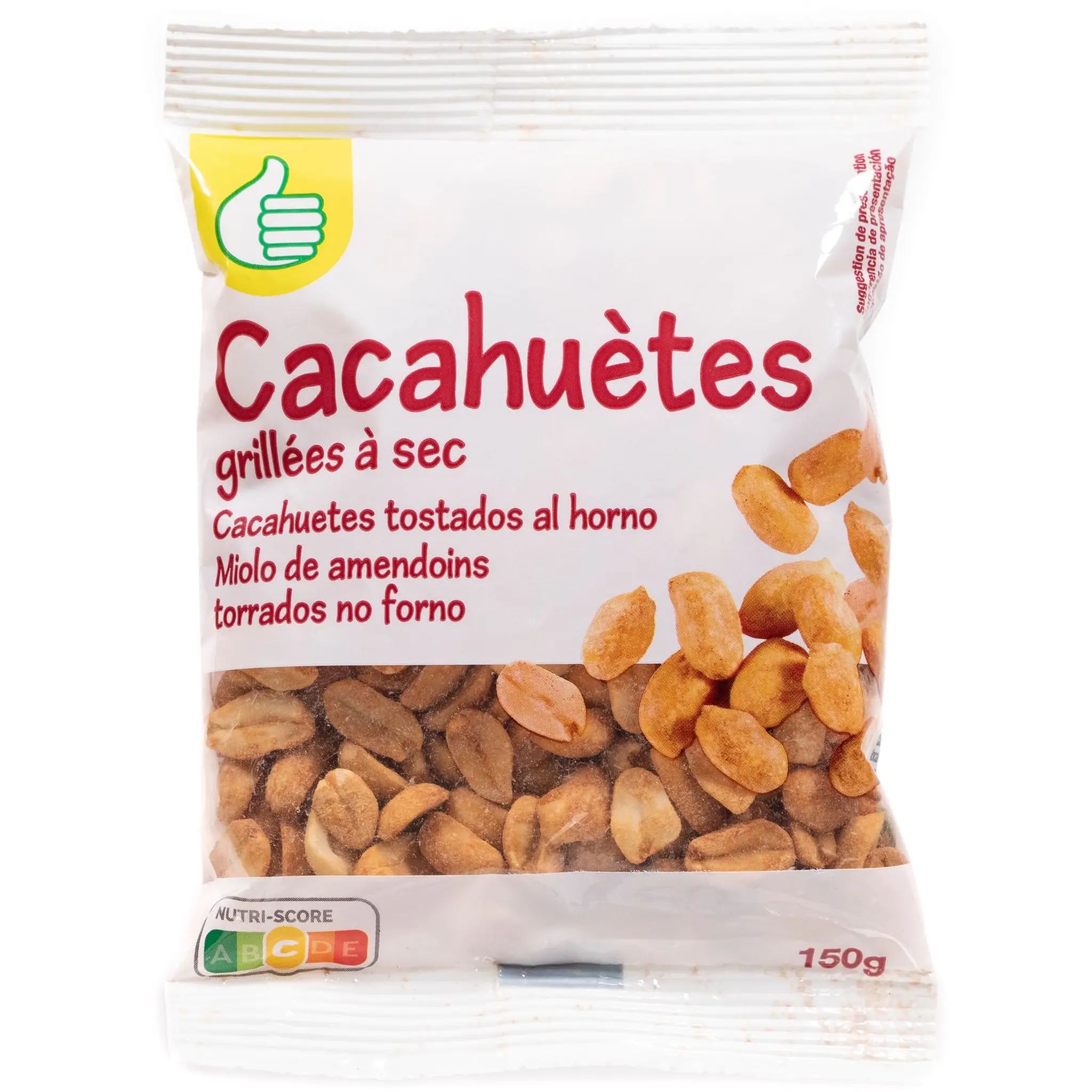 POUCE Cacahuètes grillées à sec