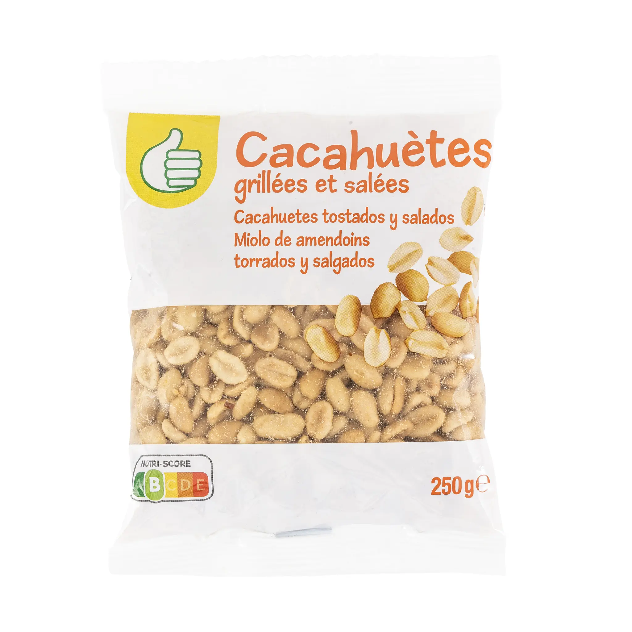POUCE Cacahuètes grillées et salées