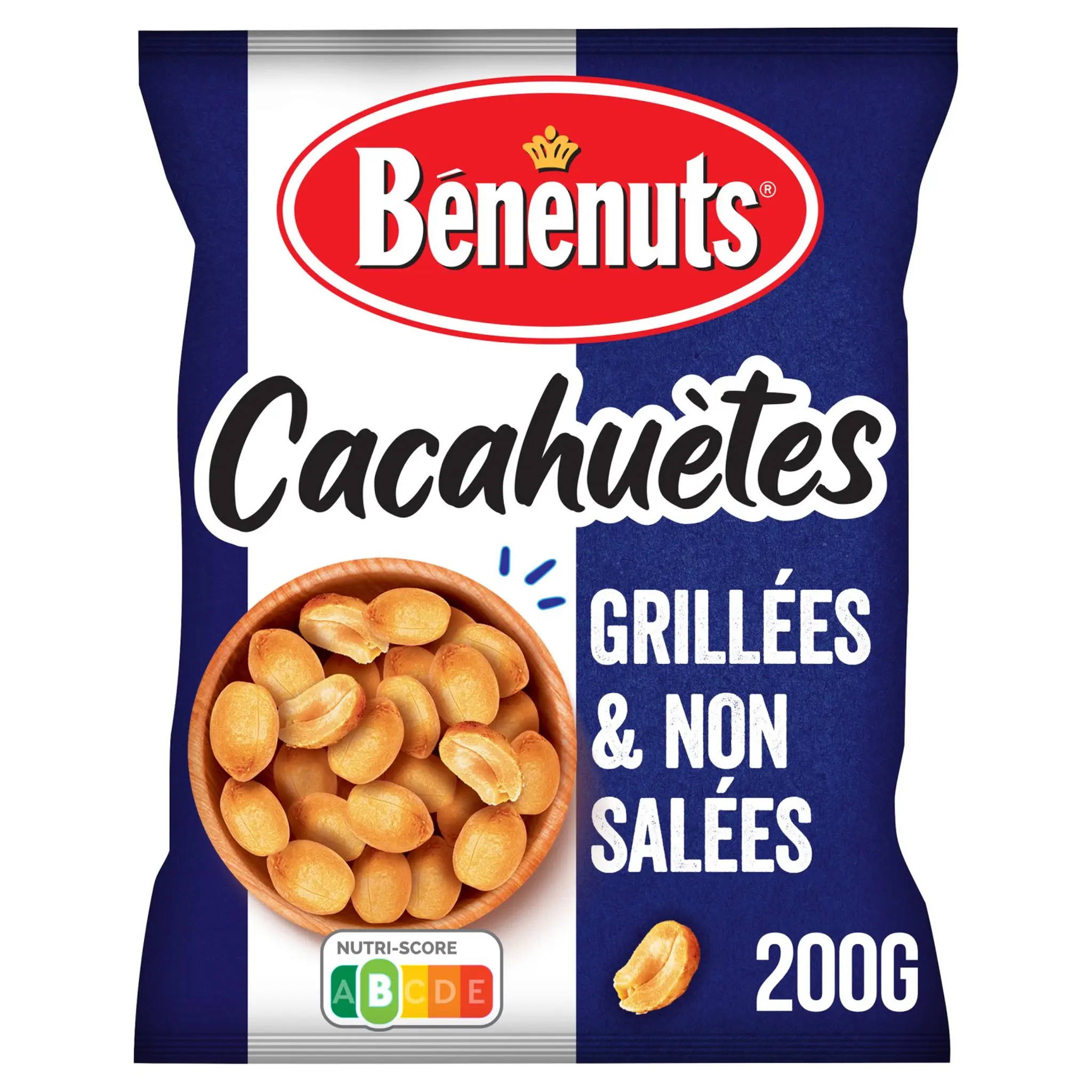 BENENUTS Cacahuètes grillées et non salées