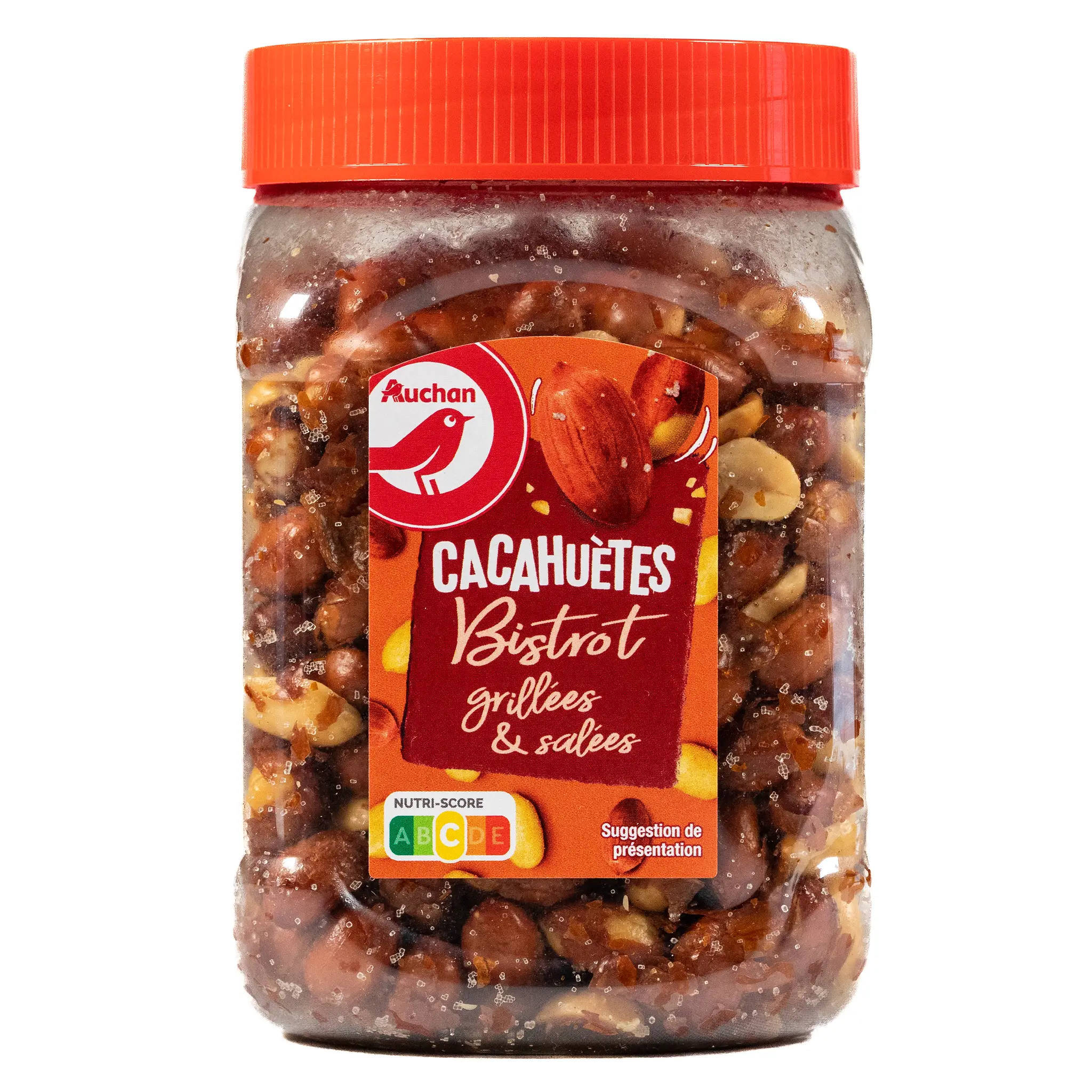 AUCHAN Cacahuètes bistrot grillées & salées