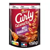 CURLY Cacahuètes grillées saveur miel barbecue