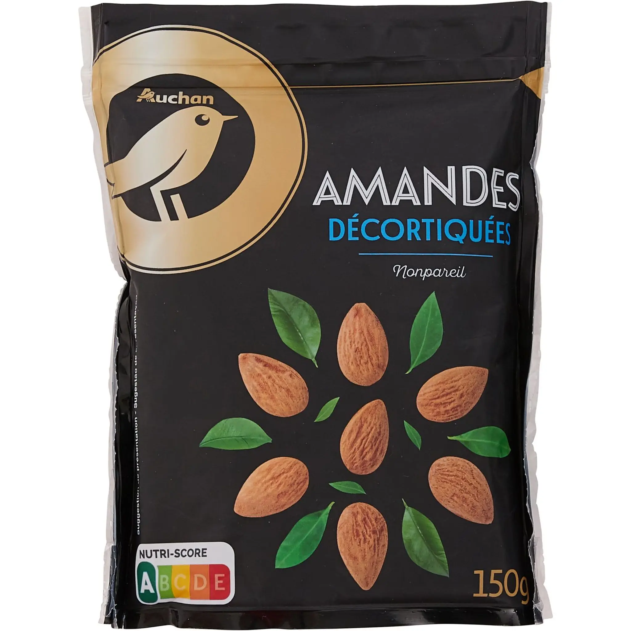 AUCHAN COLLECTION Amandes décortiquées nonpareil