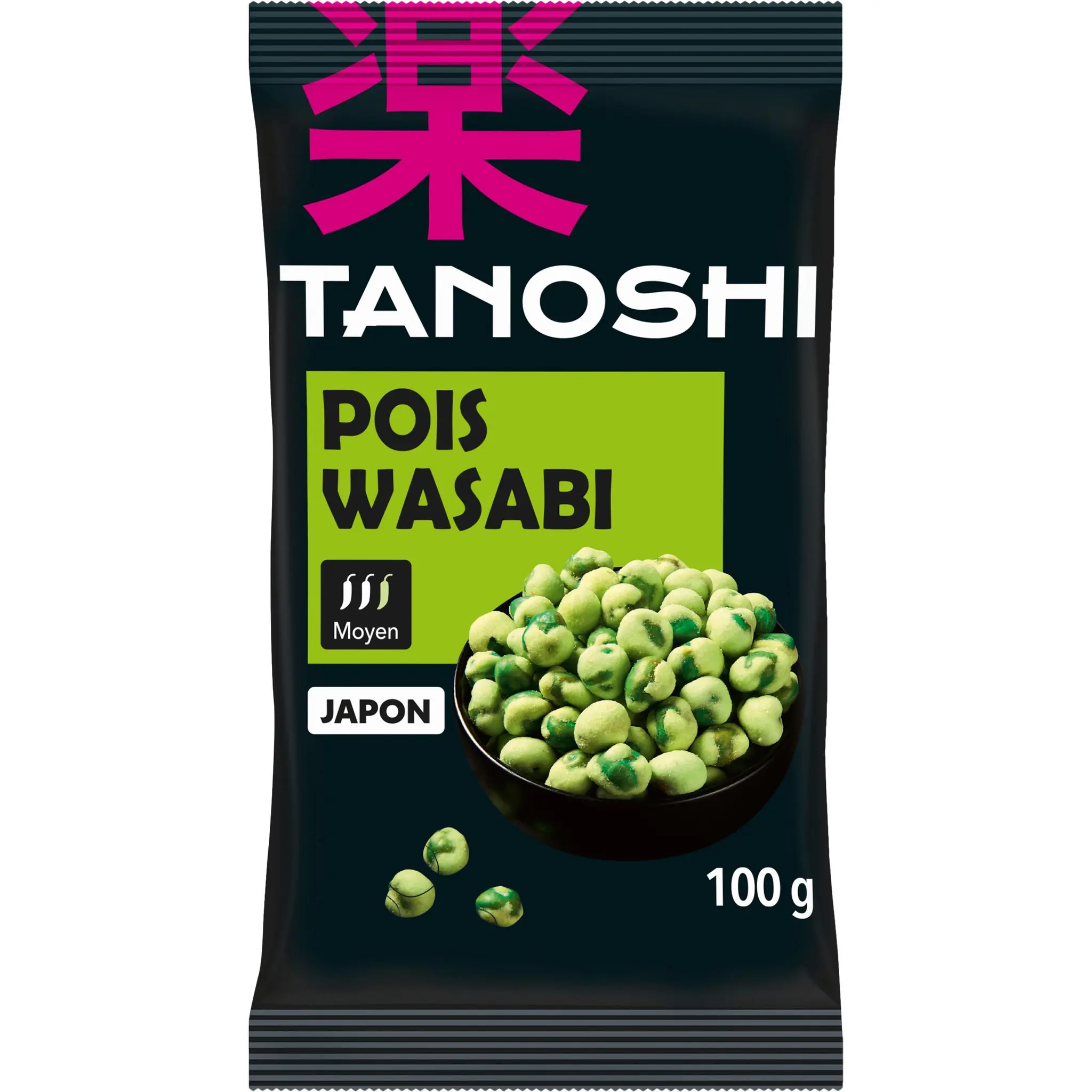 TANOSHI Crackers pois wasabi sachet