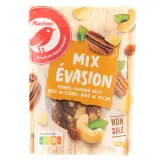 AUCHAN Graines et fruits secs Mix non salé