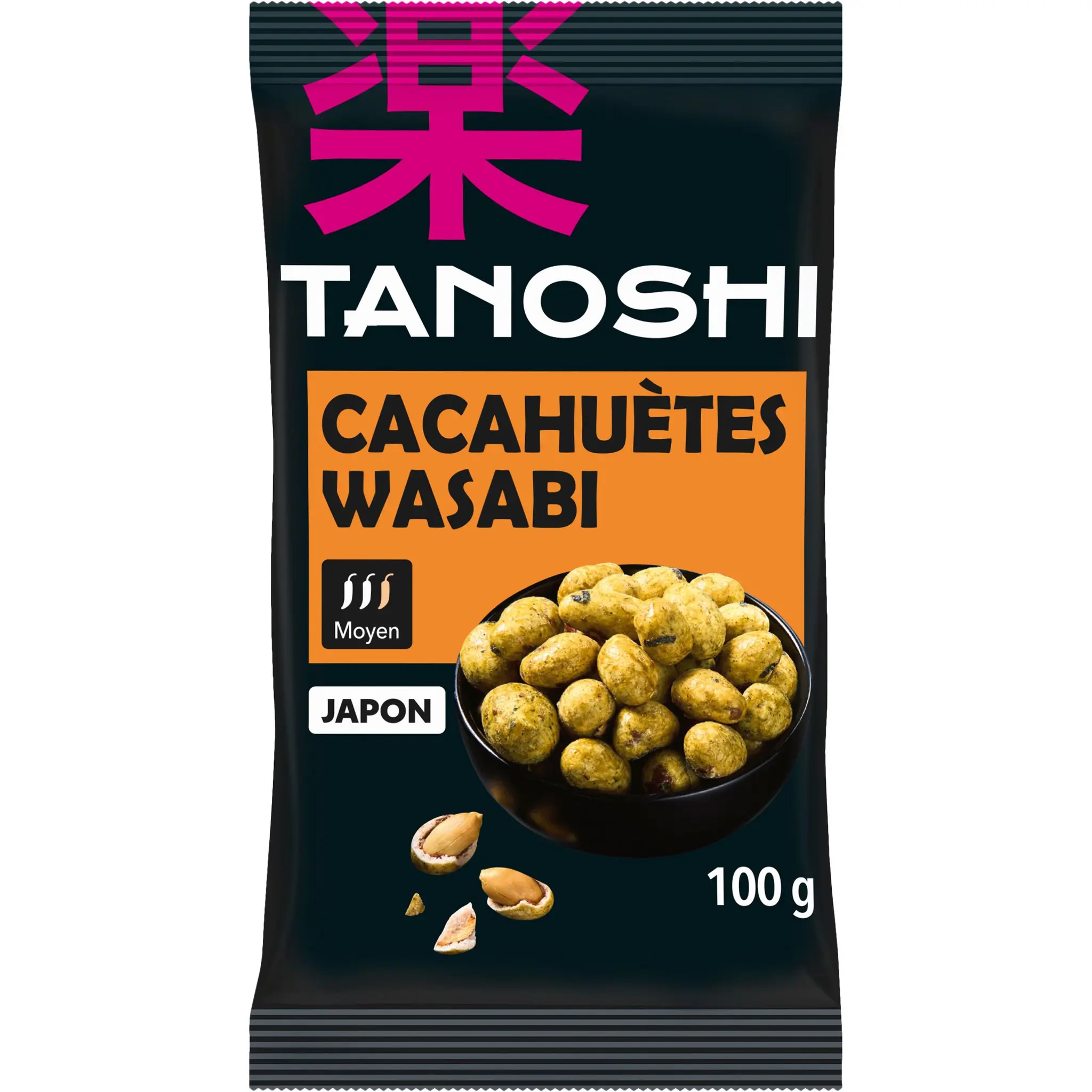 TANOSHI Cacahuète wasabi apéritif japonais - medium