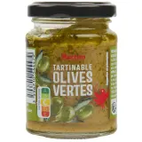 AUCHAN Tartinable olives vertes
