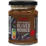 AUCHAN Tartinable aux olives noires