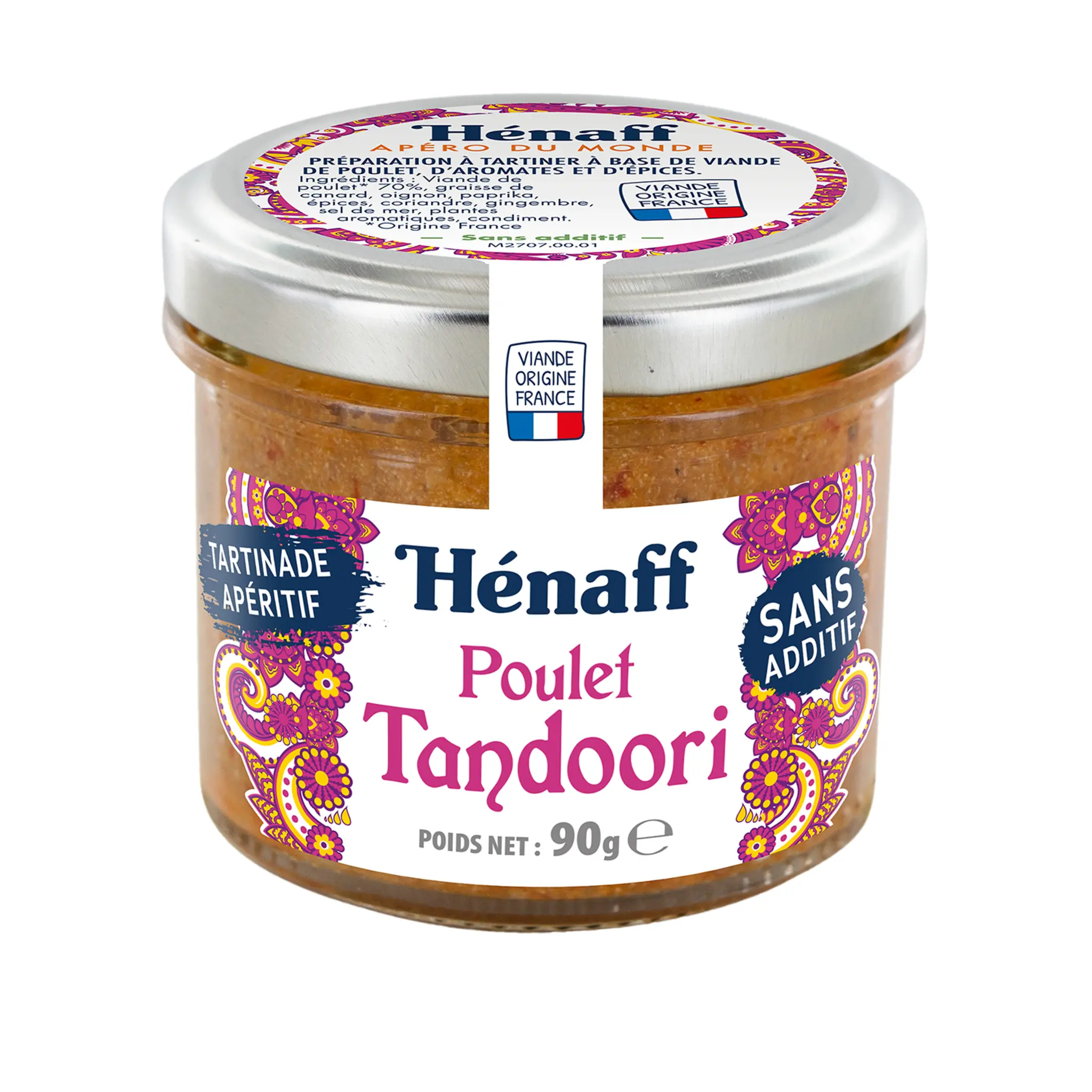 HENAFF Tartinade apéritif poulet Tandoori