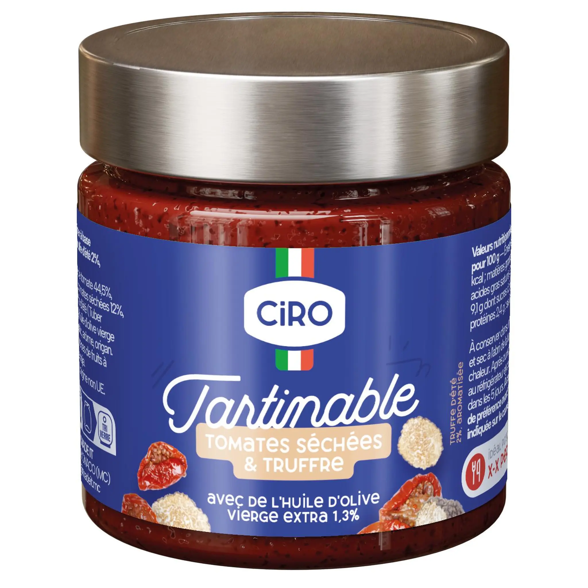 CIRO La Bruschetta tomates séchées et truffes